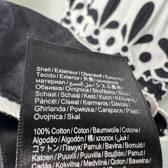 Farm Rio Cutwork Cotton Midi Dress Size Large - Picture 7 of 8